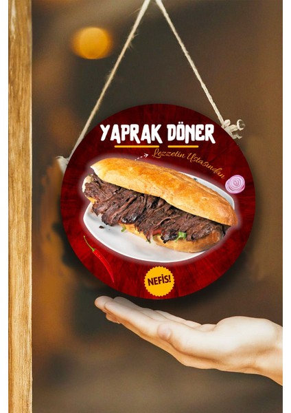 Et Döner Salonu Için Çift Taraflı Karşılama Tabelası, Döner Dükkanı Kapı Duvar Tablo Pano Süs Dekoru modelleri