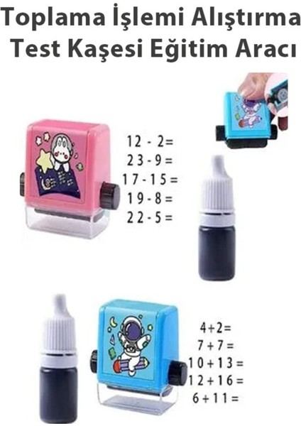 Çocuklar Için Toplama Işlemi Alıştırma Test Kaşesi, Eğlenceli Öğrenme Seti fiyatları