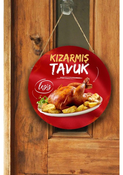 Kızarmış Tavuk Salonu Duvar, Kapı, Çift Taraflı Askılı Karşılama Tabelası, Tavuk Çevirme Dükkanı Süs fiyatları