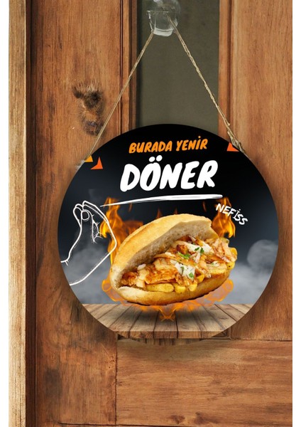 Döner Salonu Için Duvar, Kapı, Çift Taraflı Askılı Pano Karşılama Tabelası, Restoran Süs Dekor modelleri
