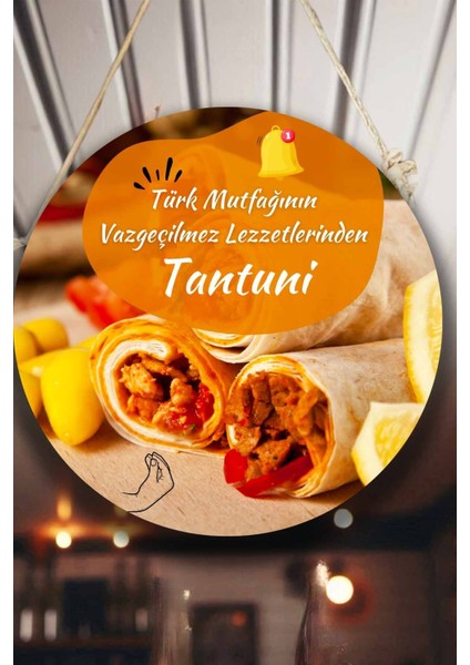 Tantuni Dükkanı Için Tek Taraflı Karşılama Tabelası, Tantuni Salonu Kapı Duvar Tablo Pano Süs modelleri