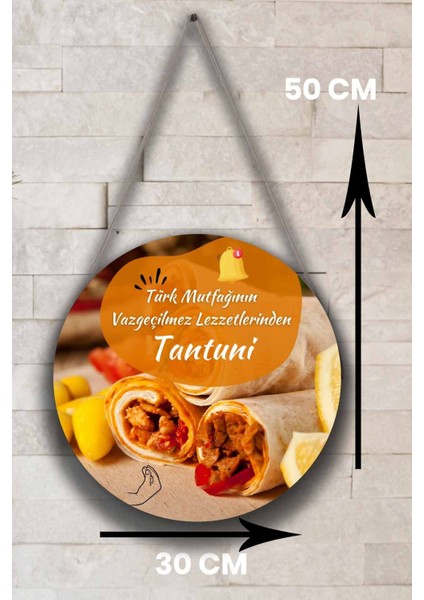 Tantuni Dükkanı Için Tek Taraflı Karşılama Tabelası, Tantuni Salonu Kapı Duvar Tablo Pano Süs indirimleri