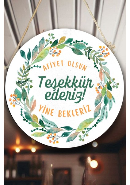 Afiyet Olsun Yazılı Restoran, Cafe, Pastane Duvar, Kapı, Tek Taraflı Askılı Pano Karşılama Tabelası modelleri