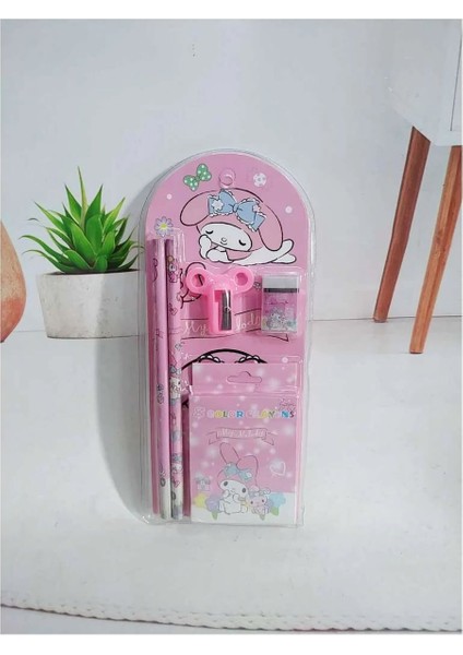 Sevimli 12 Parça Kırtasiye Seti, Renkli ve Eğlenceli Tasarımlar fırsatları