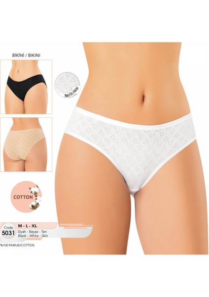 Iç Giyim Kota %100 Pamuk (6 Adet) Bikini Külot