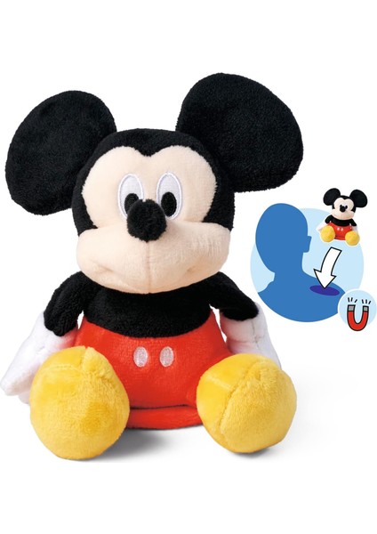 6315870460, Mickie Manyetik Peluş Figürü, Özel Tasarım, Tam Detaylı, Kıyafler ile Takılabilir, Mıknatıslı, 12 cm