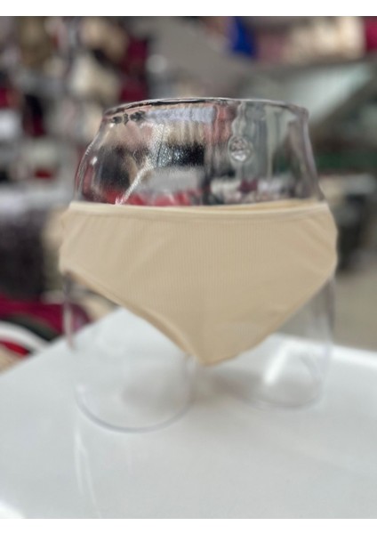 Iç Giyim Ebru Micro Fitilli Kumaş Slip Külot Eko Paket (6 Adet)