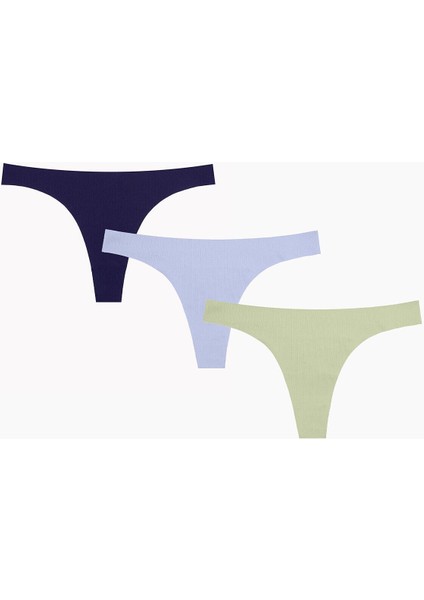 Iç Giyim Nbb 3'lü Lazer Kesim Iz Yapmaz Tanga