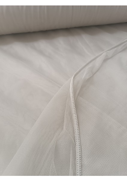 Dökümlü Düz Tül Perde - Koyu Krem - Pileli Dikim 1x2,5 Pile - KL544 modelleri