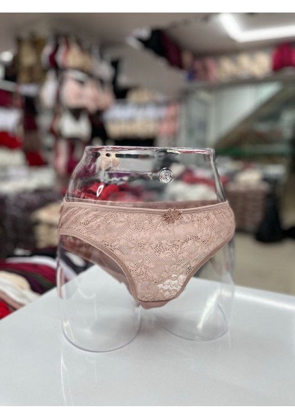 Iç Giyim Ebru Dantel Slip Külot Eko Paket (6 Adet)