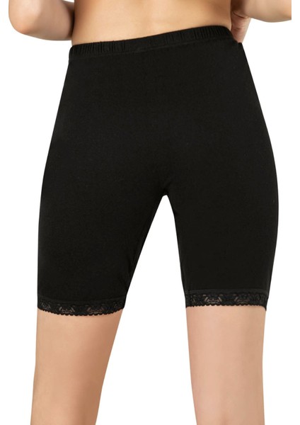 3'lü Paket Kadın Pamuklu Ağlı Model Ribana, Esnek Rahat Kalıp, Yumuşak Paçalı Diz Üstü Kısa Külot modelleri