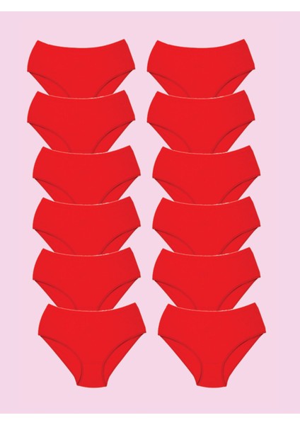 %100 Pamuk Ribana Slip Külot 106 Eko Paket (12 Adet) fiyatları