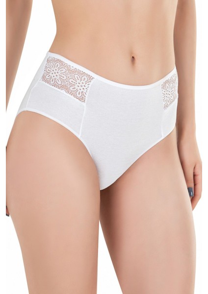 3'lü Paket Kadın Pamuklu Modal Esnek Rahat Dantel Detaylı Külot indirimleri
