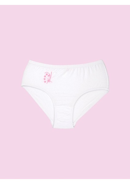 %100 Pamuk Işlemeli Slip Külot 101 (12 Adet) modelleri