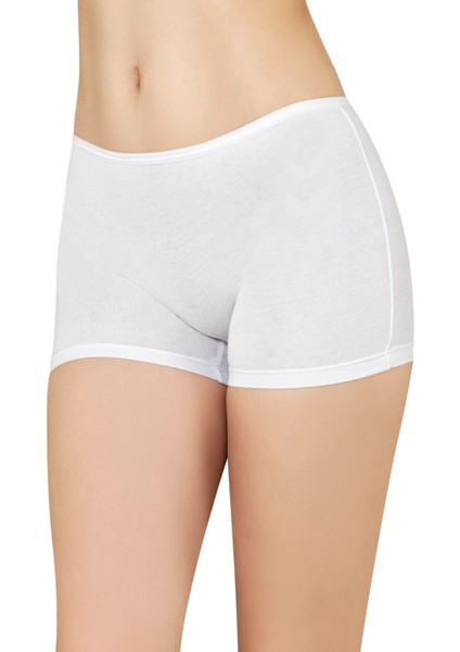 3'lü Paket Kadın Pamuklu Esnek Rahat Boxer modelleri