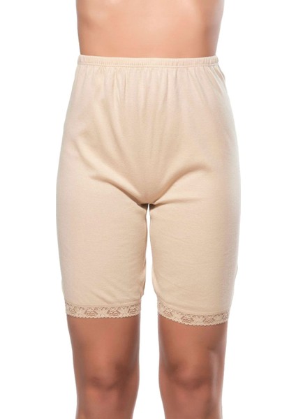 3'lü Paket Kadın Pamuklu Ağlı Model Ribana, Esnek Rahat Kalıp, Yumuşak Paçalı Diz Üstü Kısa Külot fiyatları