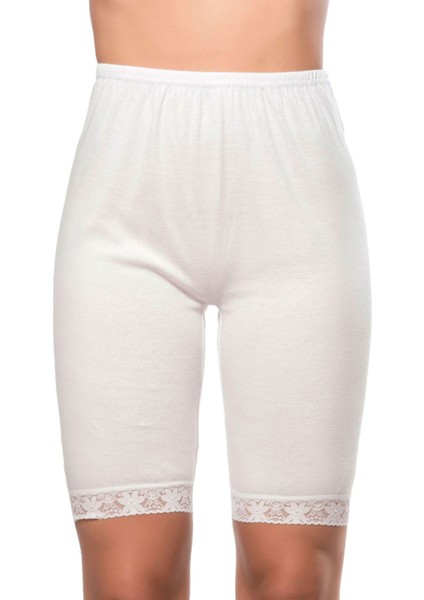 3'lü Paket Kadın Pamuklu Ağlı Model Ribana, Esnek Rahat Kalıp, Yumuşak Paçalı Diz Üstü Kısa Külot fiyatları