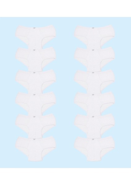 %100 Pamuk Penye Erkek Slip Külot 002 12 Adet