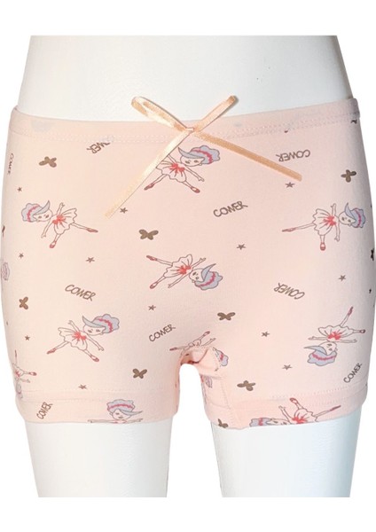 Likra Empirme Kız Şort Külot Karışık Renkli 6850 (6 Adet) indirimleri