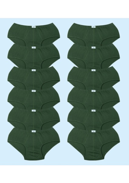 Ceylanoğlu %100 Pamuk Penye Erkek Slip Külot 002 (12 Adet)