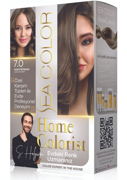 Home Colorıst (Evdeki Profesyonel Renk Uzmanınız) 2X50 ml + 30 ml Asistan Tüp Saç Boyası