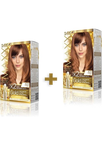 Golden Beauty 24K 8.73 Karamel Boya Seti 2 Adet