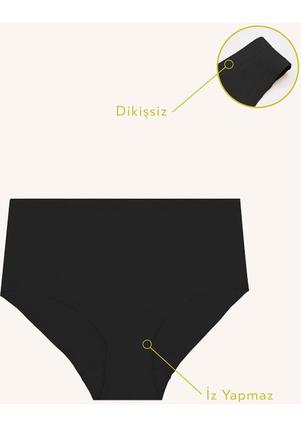 Iç Giyim Nbb Iz Yapmaz Yüksek Bel Külot