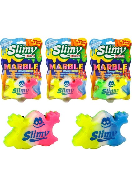 3 Renkli Mermer Blister 150 Gr, Şık ve Eğlenceli Hobi Malzemesi