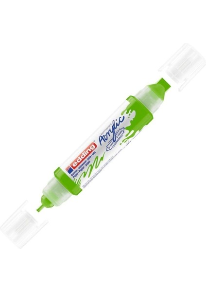3D Akrilik Kalem Seti Sarı Yeşil 5'li Paket Kreatif Çizim Aracı