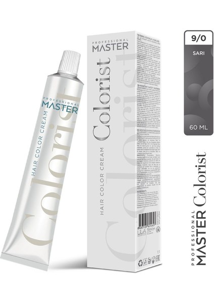 Master Colorıst 60 ml Tüp Boya Saç Boyası 60 Renk Kuaför 2