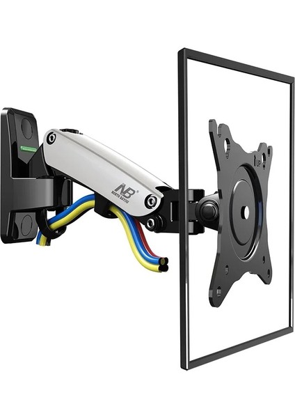 Nb F150 Ergonomik Gaz Yaylı Duvar Tipi Amörtisörlü Monitör Askı Aparatı 17” - 27” indirimleri