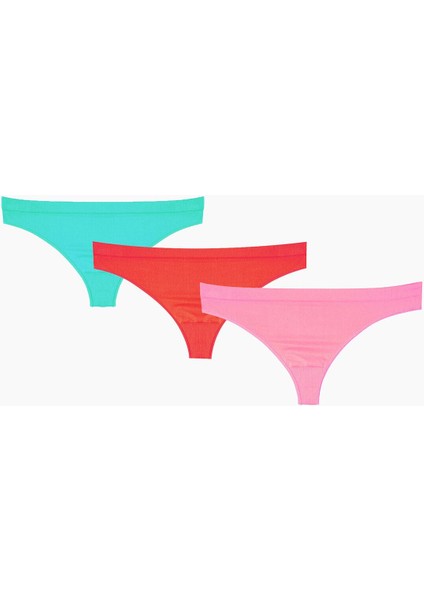 Iç Giyim Nbb Neon Dikişsiz 3'lü String