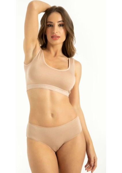 Iç Giyim Bambu 3 Lü Yüksek Bel Kadın Külot (Siyah,beyaz,ten) modelleri