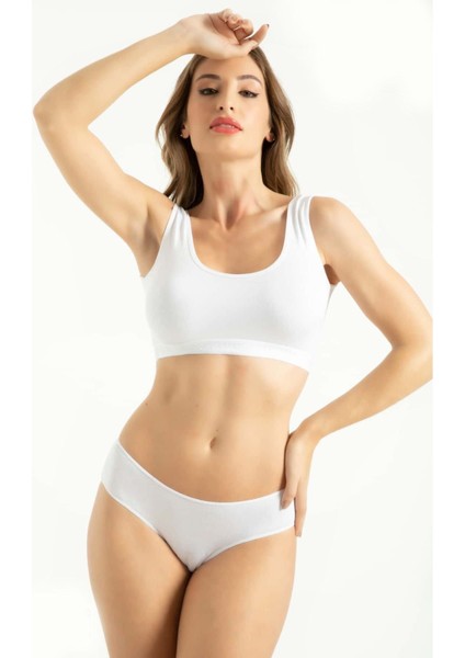 Iç Giyim Bambu 5 Li Karışık Renkli Düşük Bel Külot