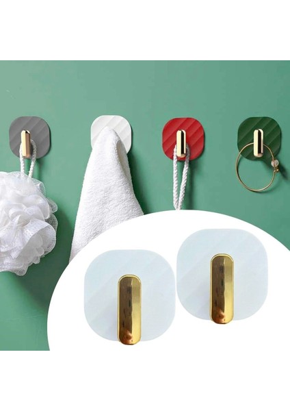 Buffer® 2li Yapışkanlı Retro Askılık Dolap Kapak Kulpu Beyaz