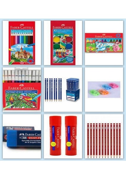 Çocuklar Için Renkli ve Kullanışlı Kırtasiye Seti, Okula Hazır!