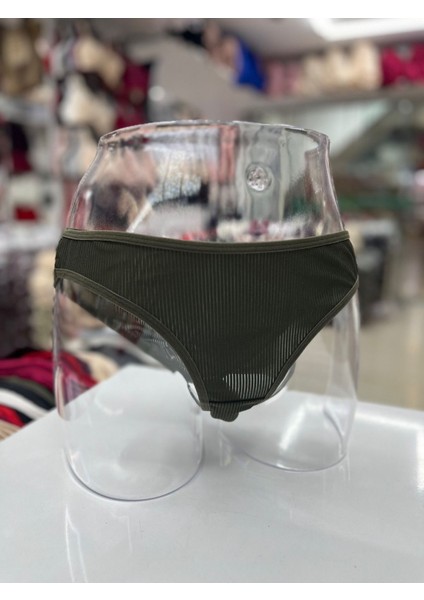 Iç Giyim Ebru Micro Fitilli Kumaş Slip Külot Eko Paket (6 Adet)