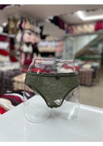 Iç Giyim Ebru Dantel Slip Külot Eko Paket (6 Adet)