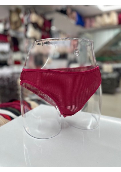 Iç Giyim Ebru Micro Fitilli Kumaş Slip Külot Eko Paket (6 Adet)