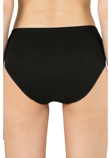 6'lı Paket Kadın Ribana Esnek Pamuklu Yüksek Bel Bato Külot Büyük Bedenli modelleri