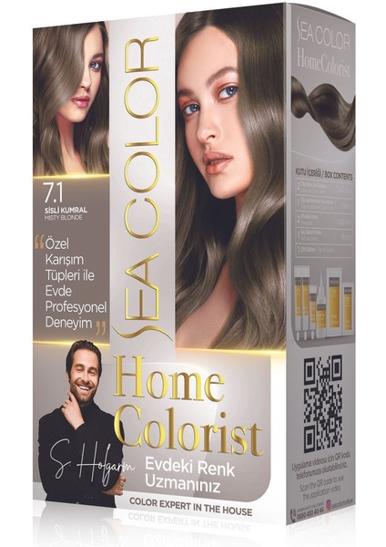 Home Colorıst (Evdeki Profesyonel Renk Uzmanınız) 2X50 ml + 30 ml Asistan Tüp Saç Boyası
