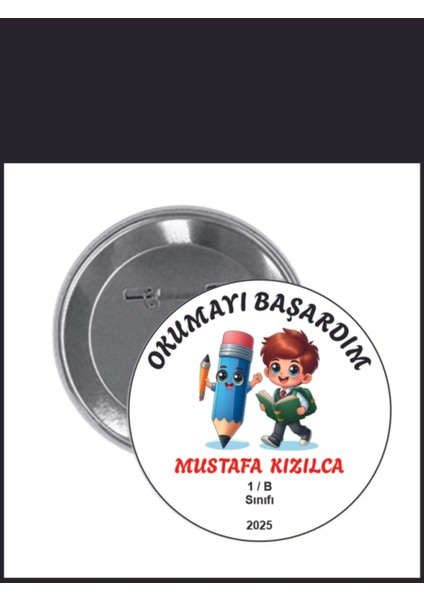 Başarılı Okuma Rozetleri, 20'li Paket, Motivasyon ve Başarı Simgesi
