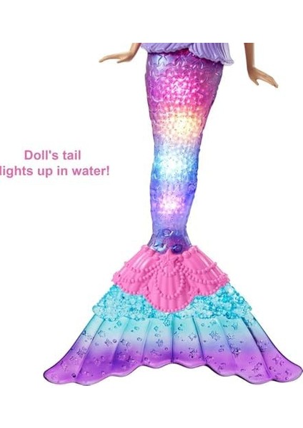 Dreamtopia Işıltılı Deniz Kızı Barbie™ Işıltılı Deniz Kızı Bebek, Işıklı, 3-7 Yaş HDJ36 fiyatları