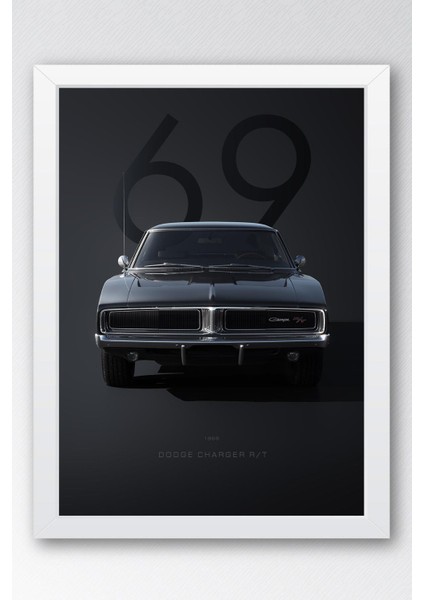 1969 Dodge Charger R/t Çerçeveli Tablo - Special Edition Car Poster