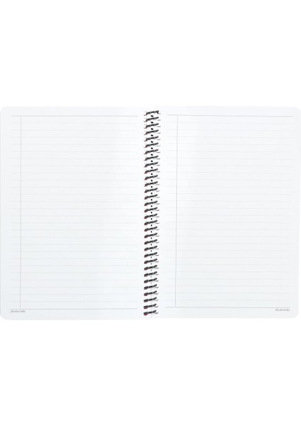 Çizgili A5 80 Yp. Pp Kapaklı Defter, 6'lı Paket, Şık ve Kullanışlı Yazım Hediye