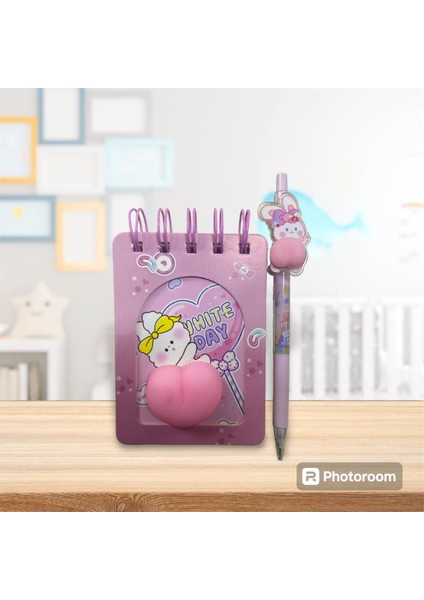 Şık ve Renkli Süslü Popolu Defter ve Kalem Seti, Yazmayı Keyifli Hale Getirir