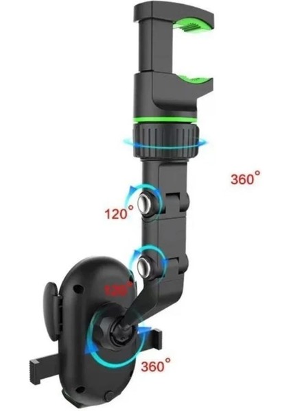 Buffer® Dikiz Aynasına Takılabilen Eklemli Telefon Tutucu Aparat indirimleri