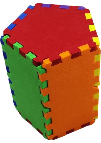 Şekilli Çok Yüzeyli Prizma Model, Güzel Dekoratif Obje, Şık ve Modern Tasarım