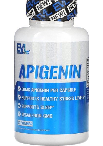 Apigenin Papatya Çiçeği Healthy Stress Levels 50 mg 30 Veggie Caps