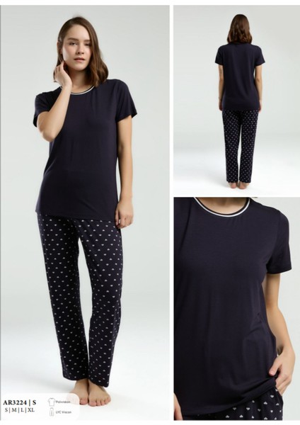 Iç Giyim Arnetta Kısa Kol Ikili Pijama Takımı